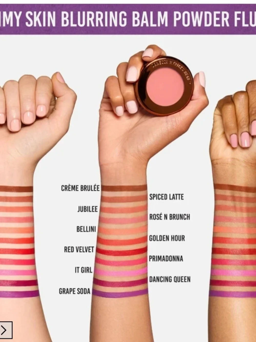 Danessa Myricks Beauty Yummy Skin Blurring Balm Powder Flushed In Rose N Brunch